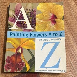 Painting Flowers A to Z Book